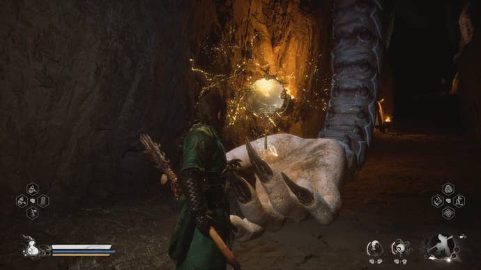 A screenshot of the Buddha’s Right Hand boss in Chapter 4 of Black Myth: Wukong.