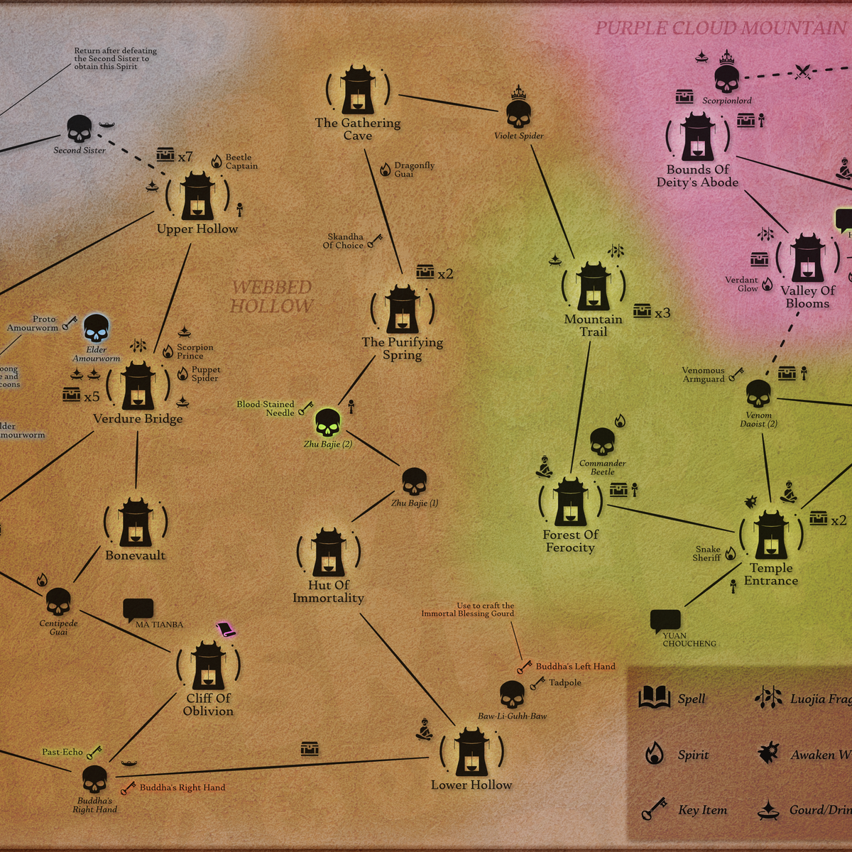 Black Myth Wukong Chapter 4 map | Rock Paper Shotgun
