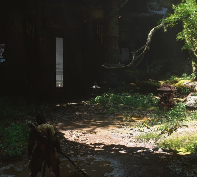 The player in Black Myth: Wukong stands next to a Keeper’s Shrine in Chapter 1.