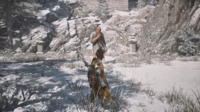 A screenshot of the Non-Able boss in Chapter 3 of Black Myth: Wukong.