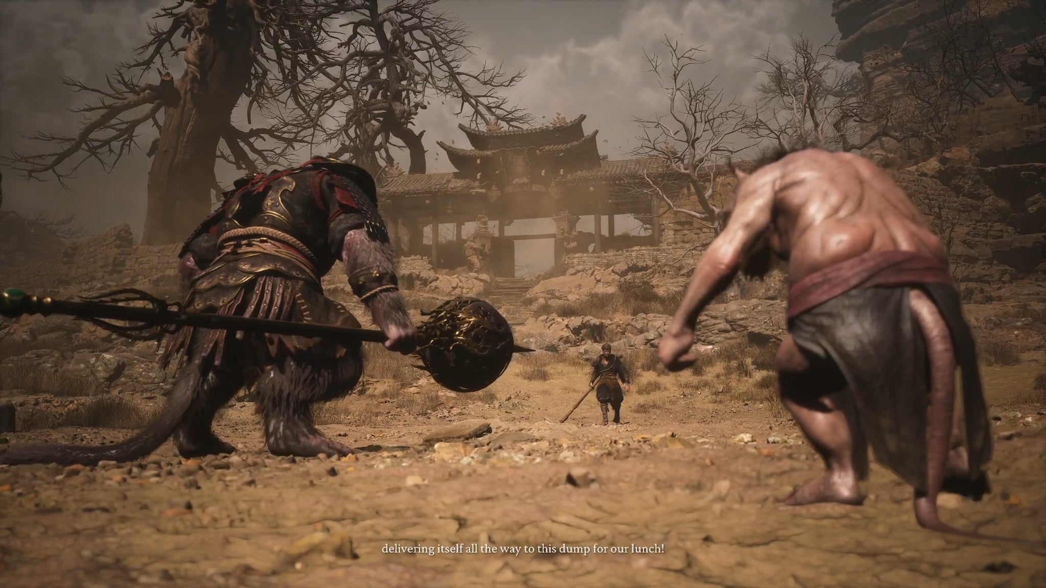 The player in Black Myth: Wukong faces off against the Rat King and his son, the Second Rat Prince. - 3