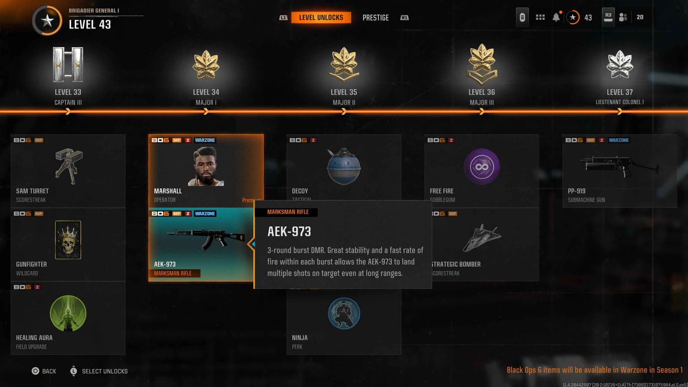 Best AEK973 loadout and class build for Black Ops 6