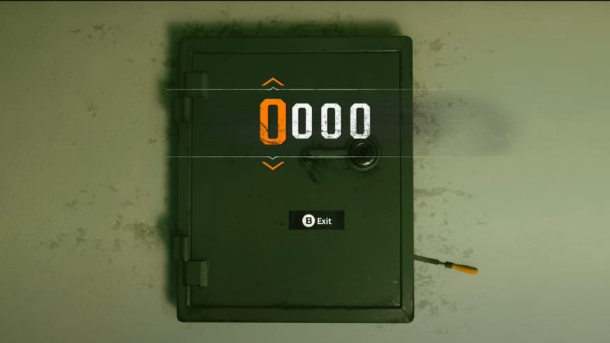 A wall safe in Black Ops 6.