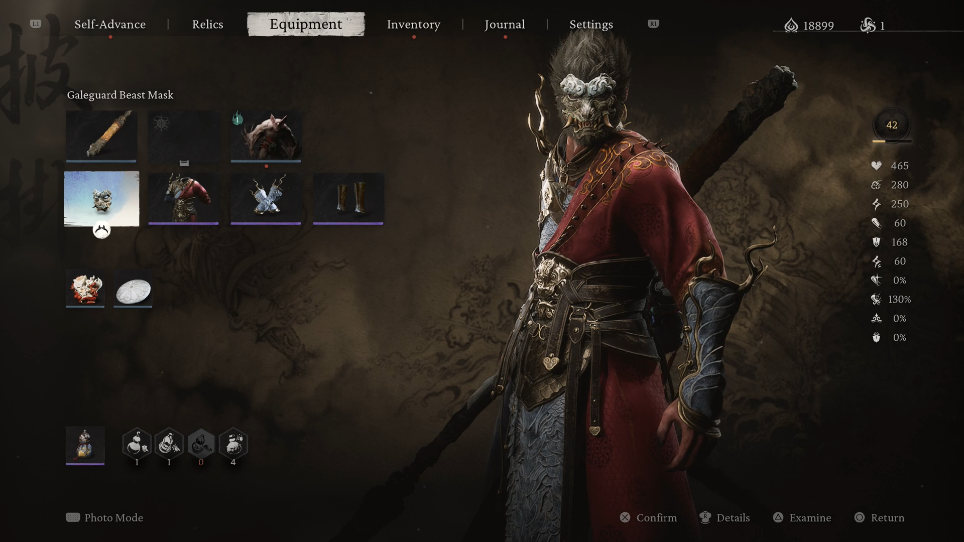 Black Myth: Wukong showing the Longscale armor set