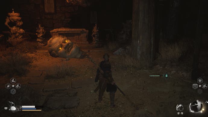 Black Myth Wukong screenshot showing the location of the second Buddha's Eyeball