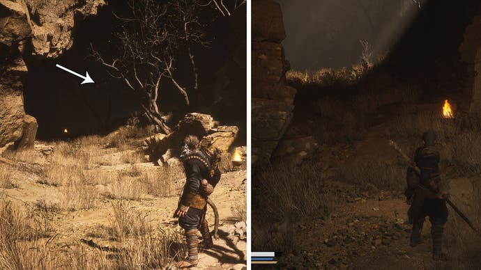 Black Myth Wukong screenshot showing the path to the sixth Buddha's Eyeball