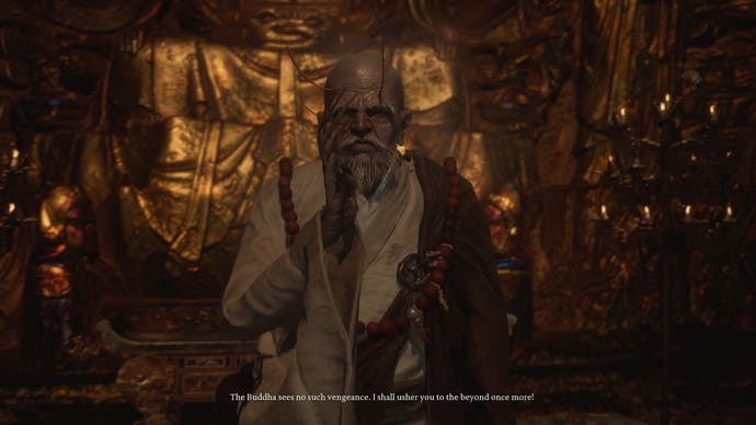Screenshot from A Black Myth: Wukong showing the boss Non-Void