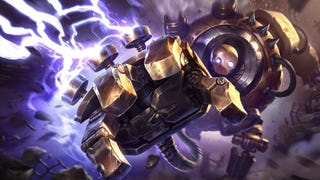 Blitzcrank from League of Legends official art