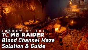 Shadow of the Tomb Raider - Blood channel maze solution and guide
