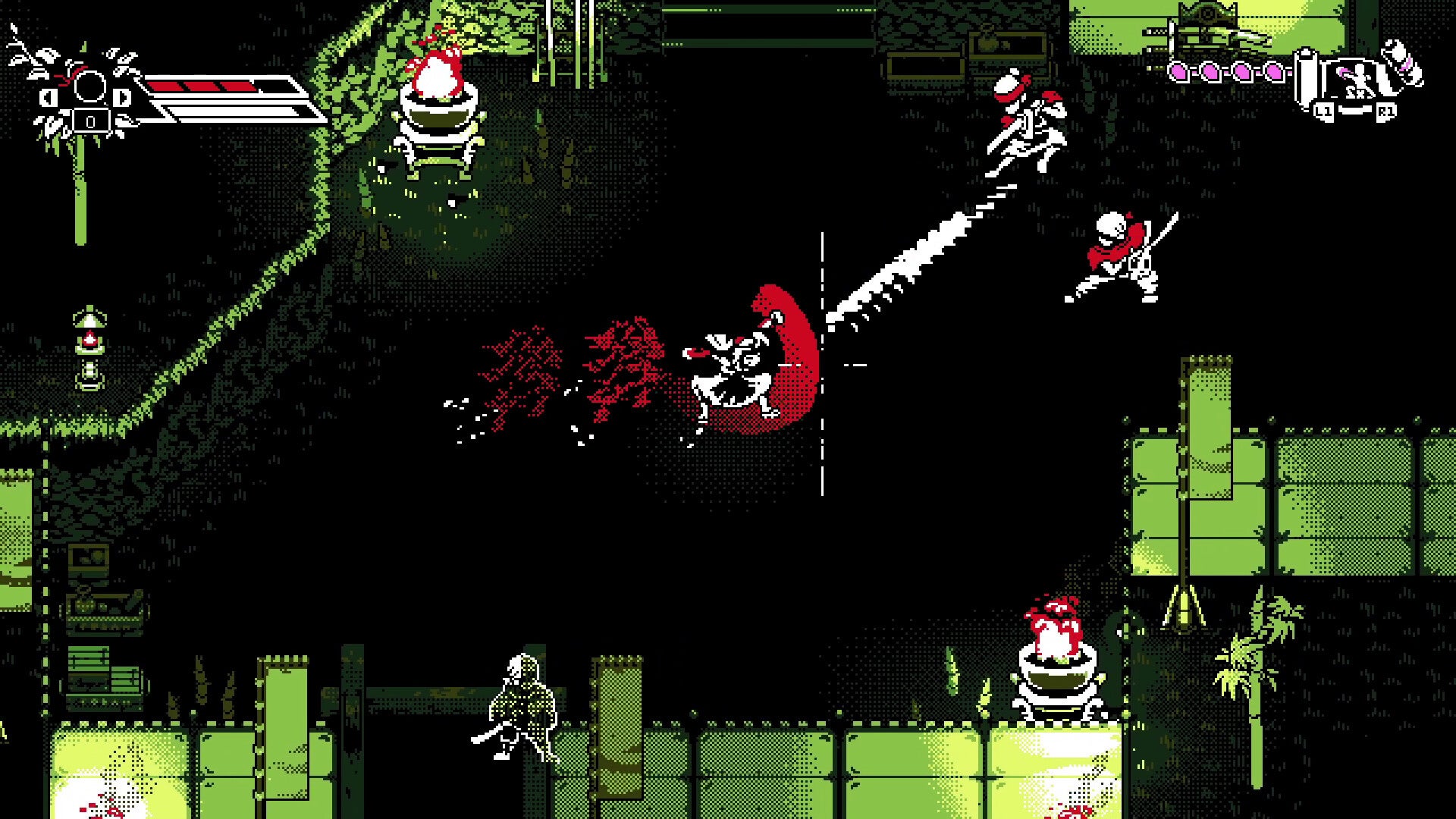 Tomoe parries a selection of enemies in indie Sekiro-like Bloodless. - 1