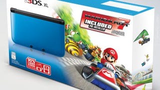 Mario Kart 7 blue/black 3DS XL bundle hitting North American retail next week 