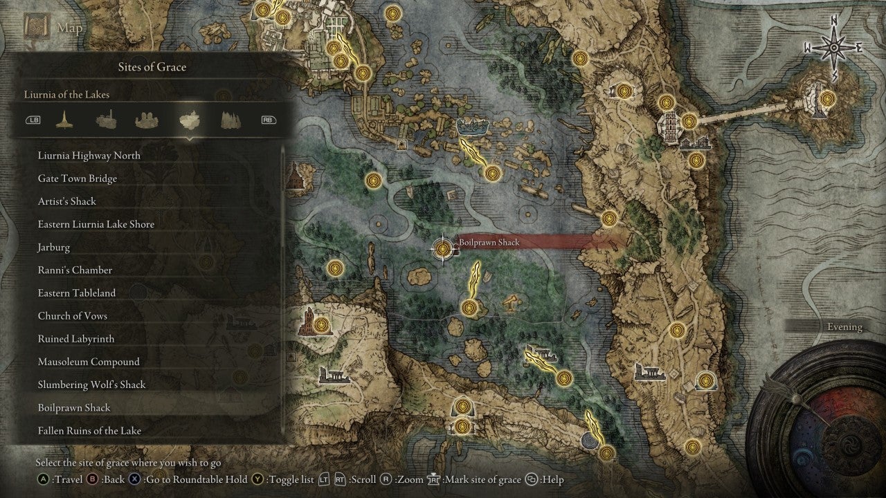 Boilprawn Shack Grace in Elden Ring