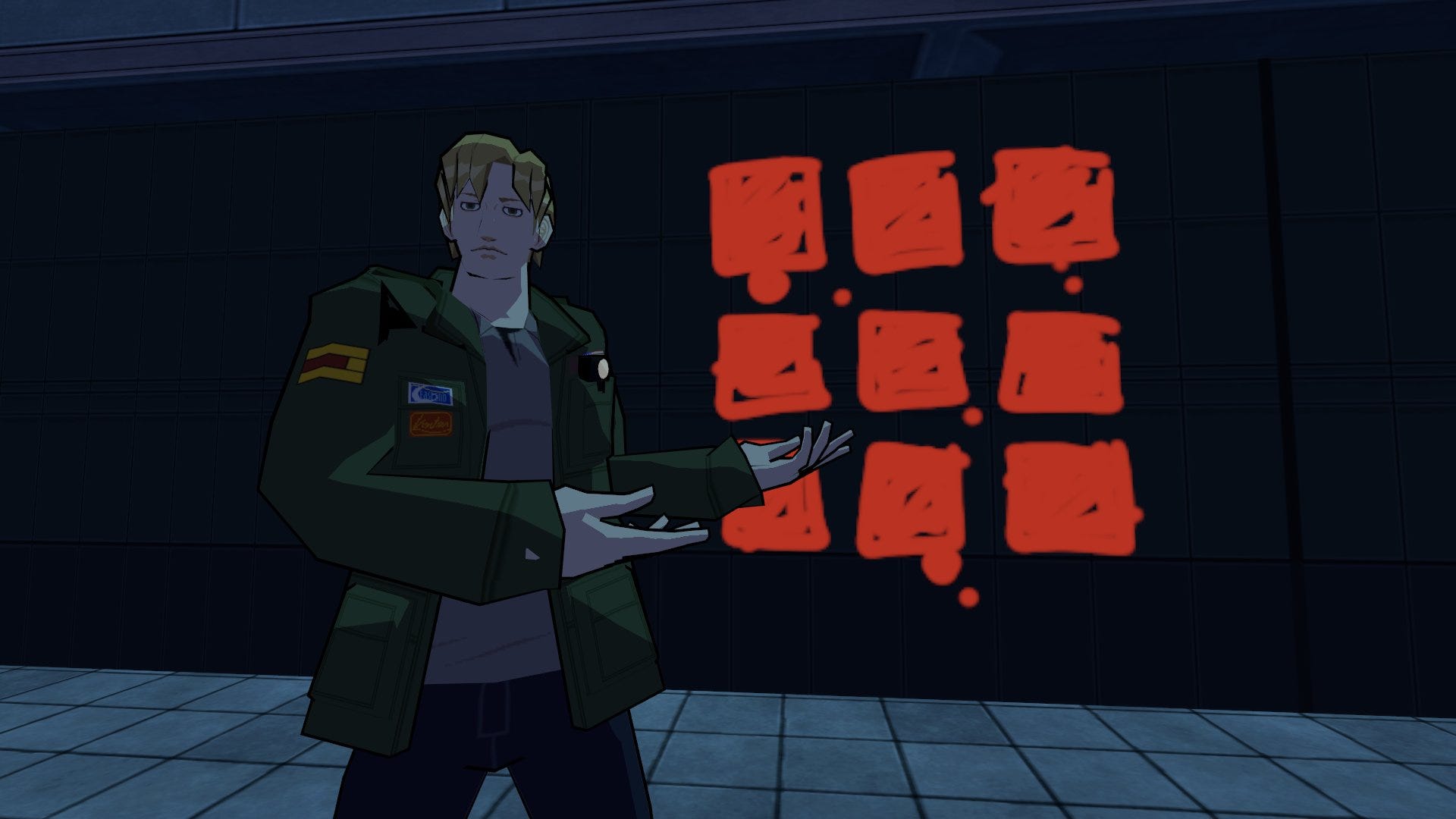 Silent Heelflip: Mary's sick, but James is sicker now he's been modded into Bomb Rush Cyberfunk