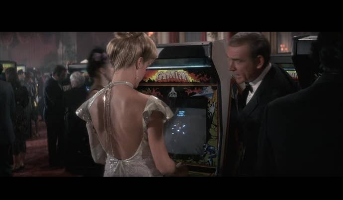 James Bond Never Say Never Again arcade game.