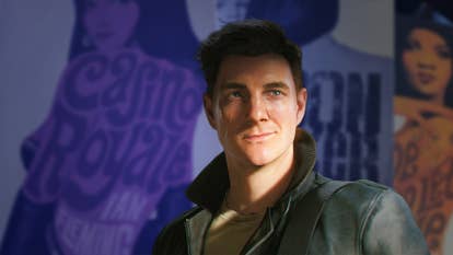 James Bond in First Light overlaid across three James Bond books