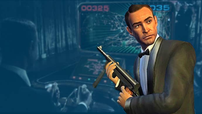 James Bond custom header Never Say Never Again.