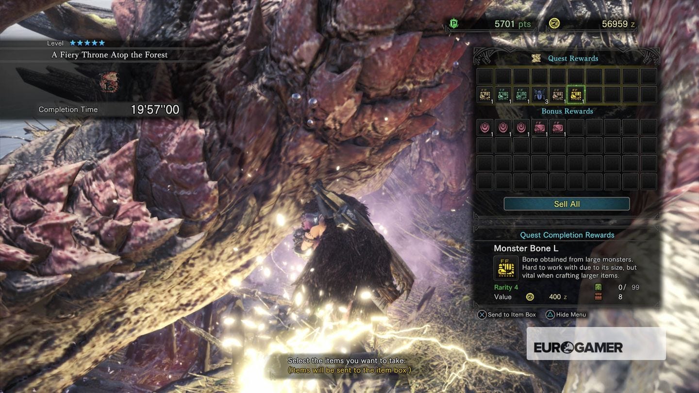 Where Do I Get Warped Bone Mhw Monster Hunter World Bone locations and how to get Monster Slogbone
