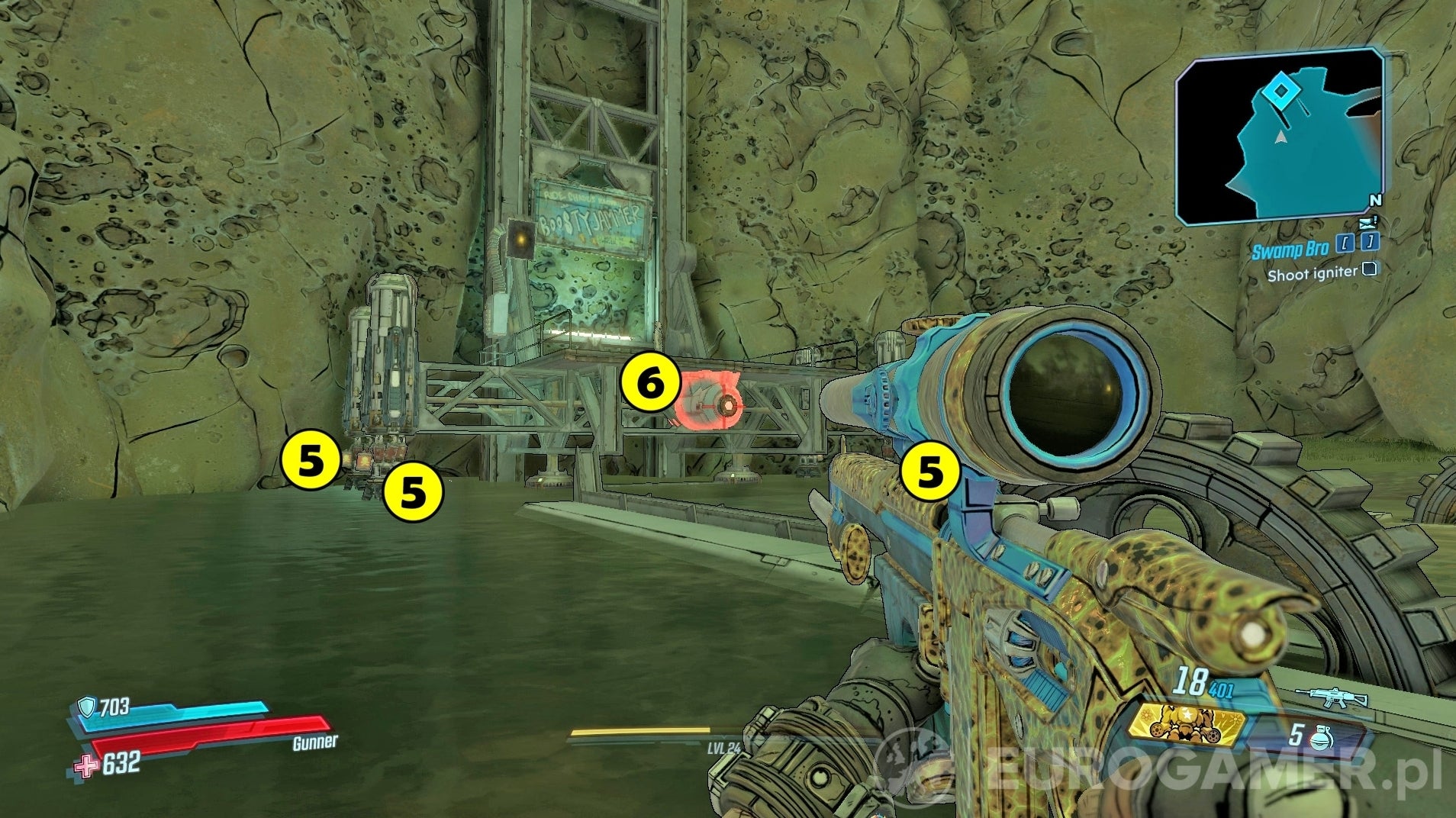 Borderlands 3 - Swamp Bro: Chadd, Grog, Ravager, skok, platforma ...