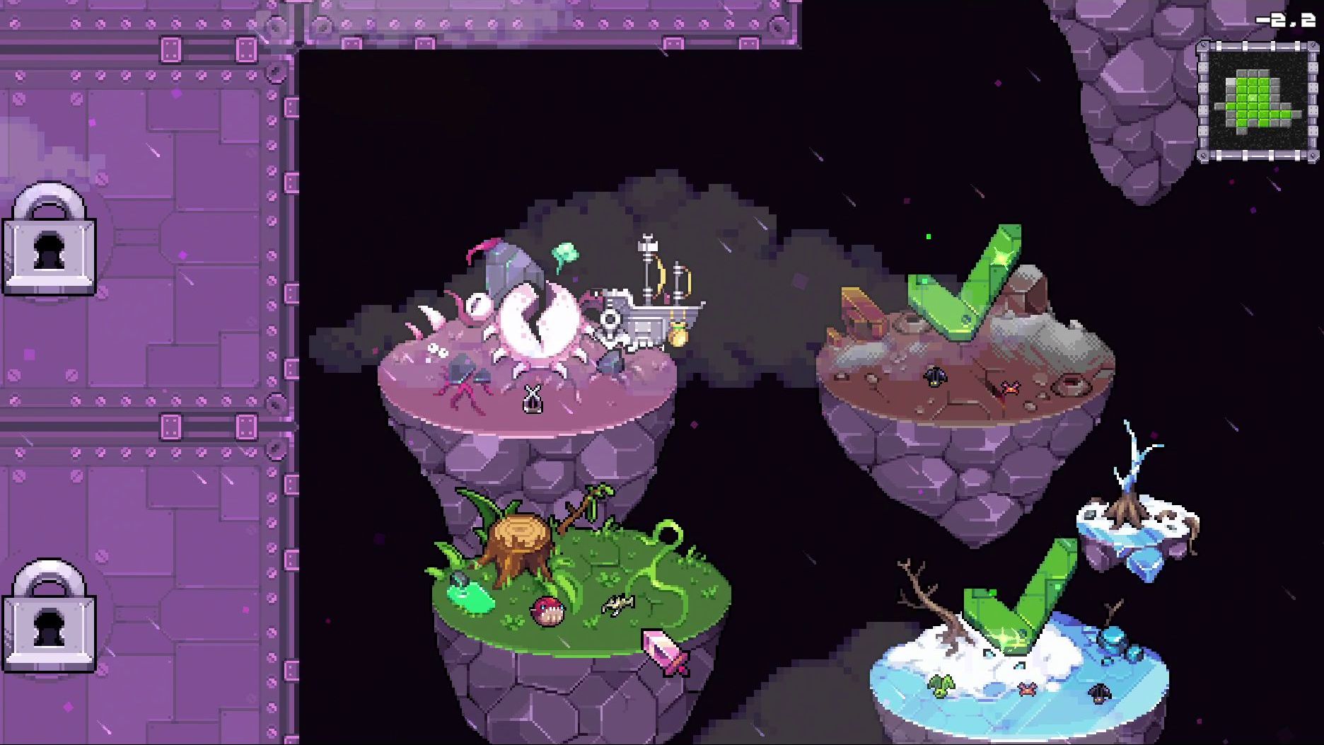 The world map screen in bore blasters - 5