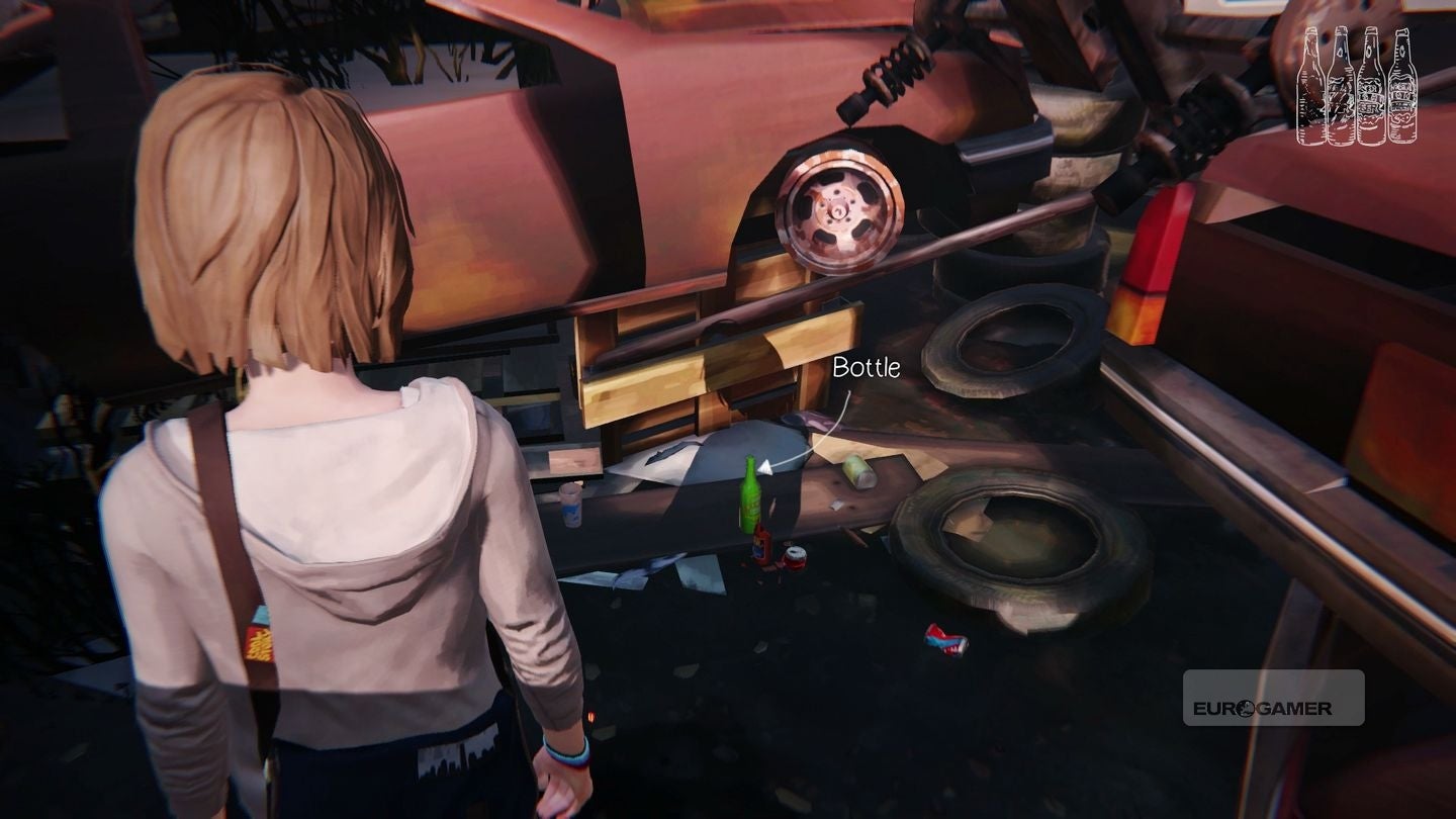 Life Is Strange bottle locations how to find all five junkyard