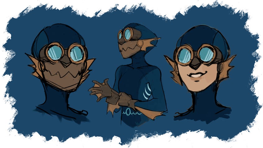 Artwork for Bow TRPG.