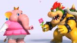 Bowser looks on in shock after Princess Peach turns into an elephant