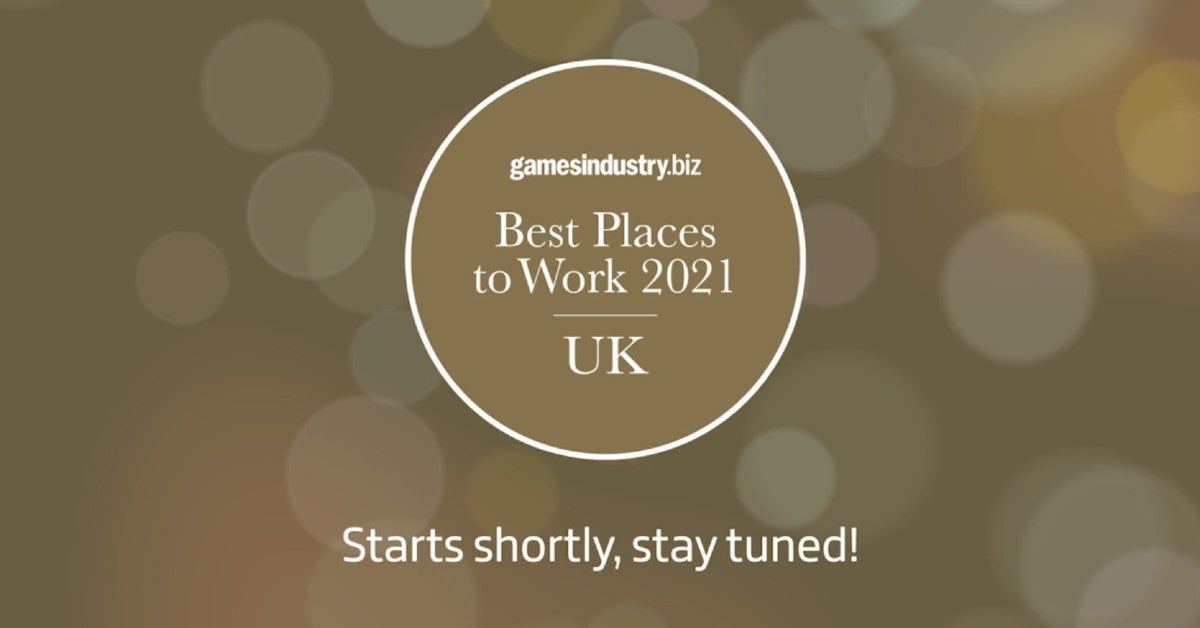 Watch the UK GamesIndustry Best Places To Work Awards 2021 right here