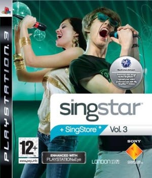 Caixa de jogo de SingStar Vol. 3