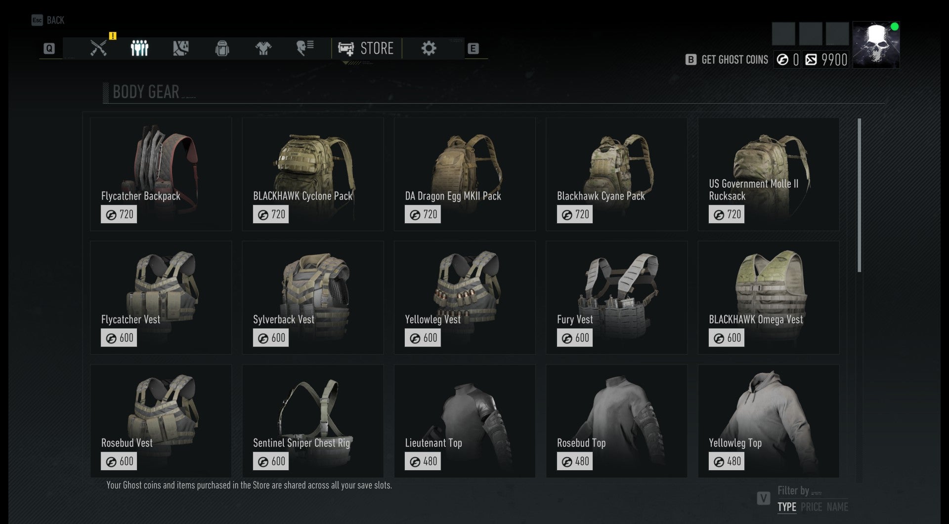 Look at all the things you can spend real money on in Ghost Recon ...