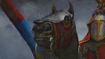 A smug horse from Total War: Warhammer III. - 1