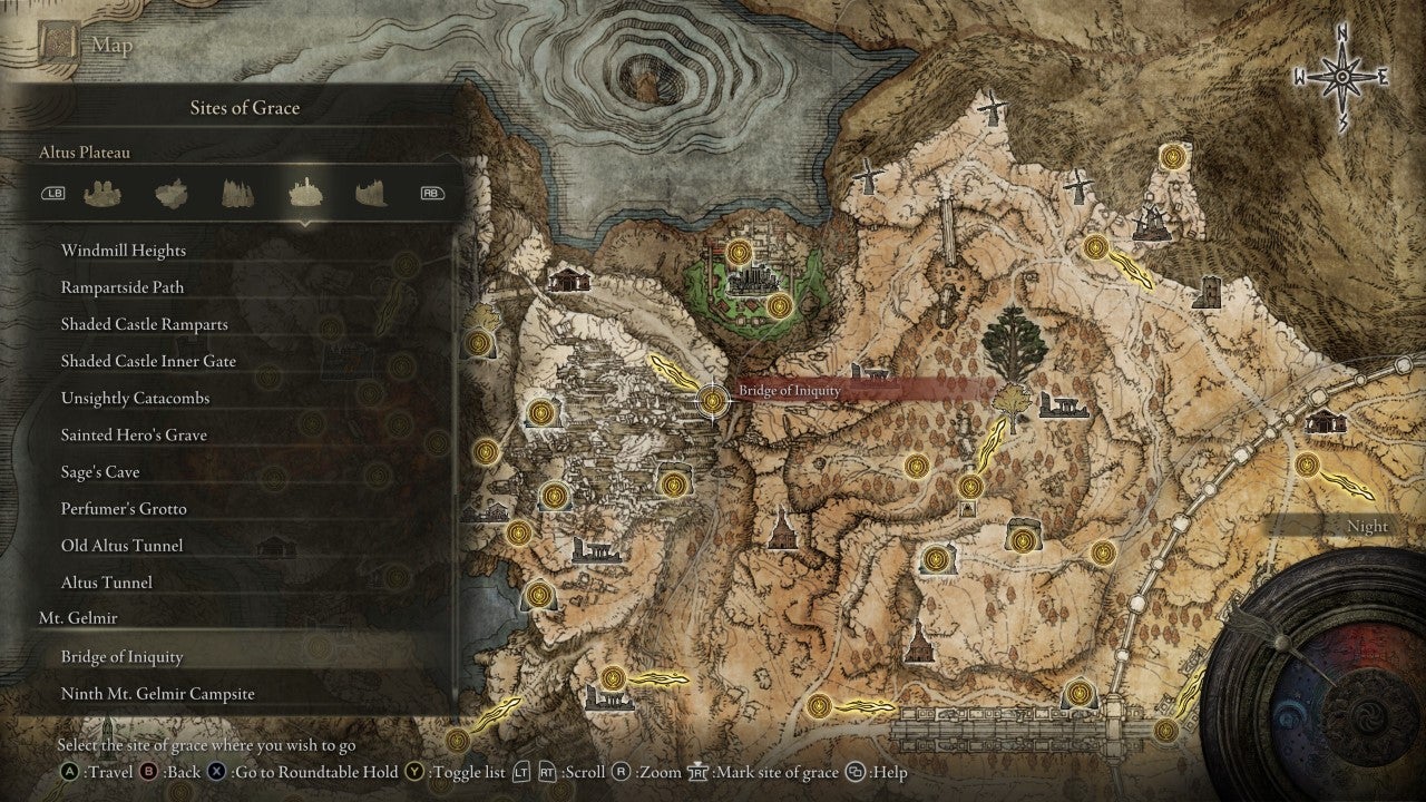 Bridge of Iniquity Grace in Elden Ring