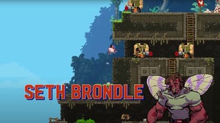 Seth Brondle in Broforce Forever.