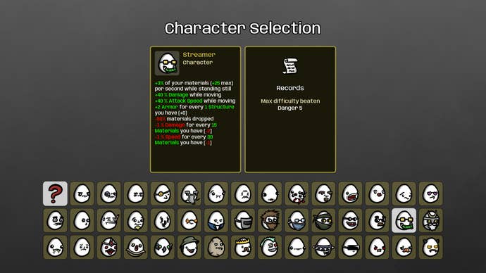 Potato ultraviolence in a Brotato screenshot.