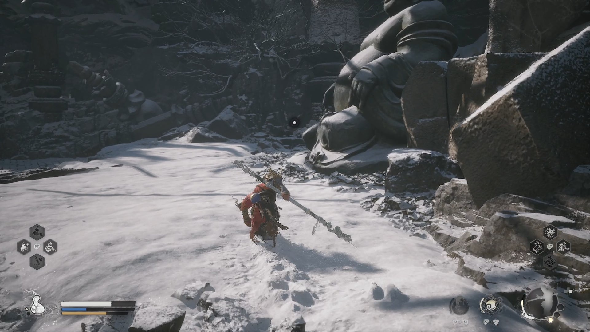 The location of the fourth Buddha statue in Black Myth: Wukong. - 21