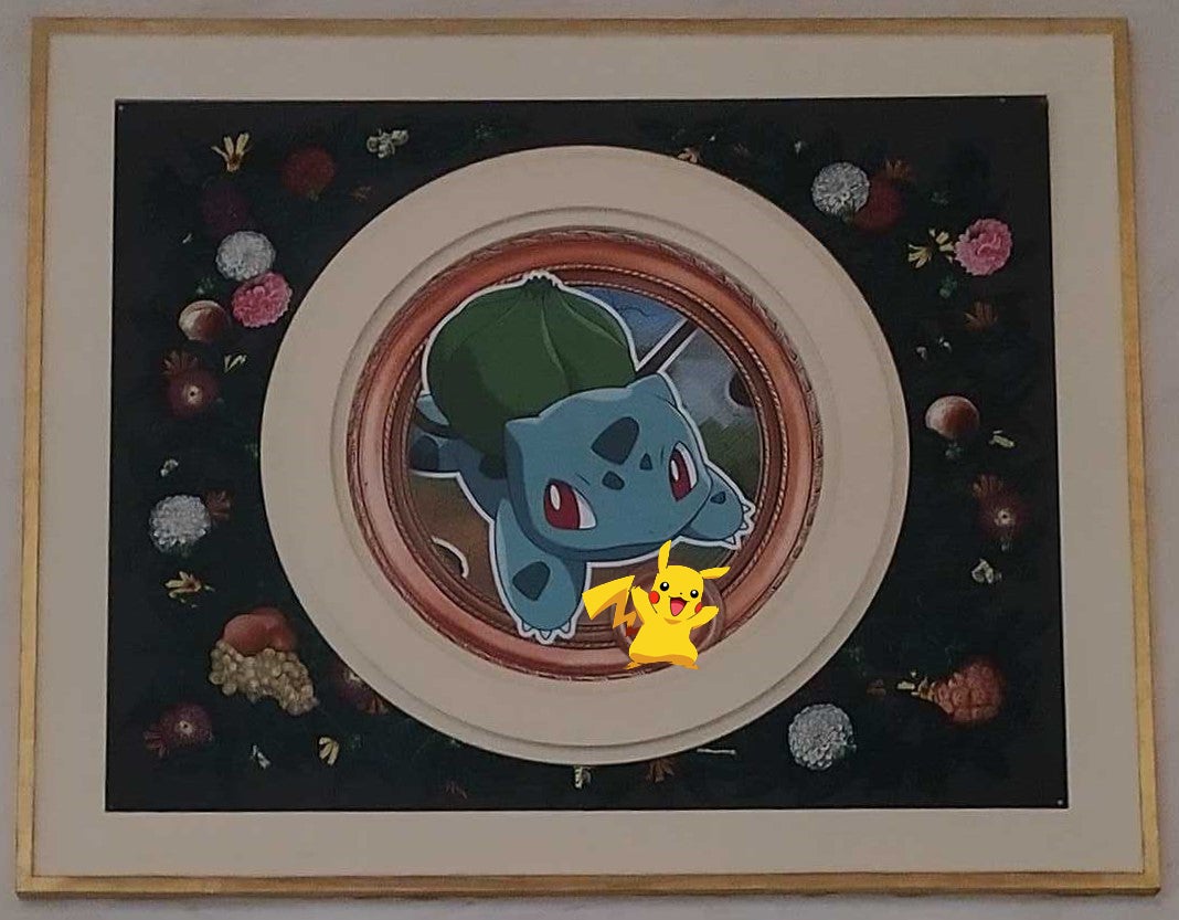 Pokémon: Art Through the Ages Bulbasaur painting