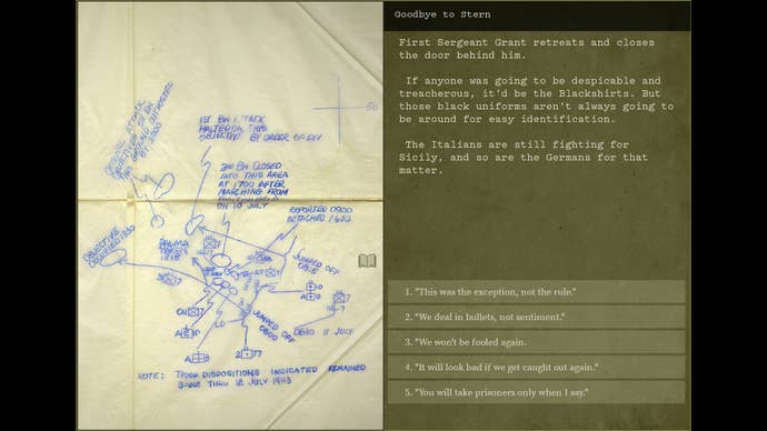 A strategical pen scribbled successful pen successful Burden Of Command.