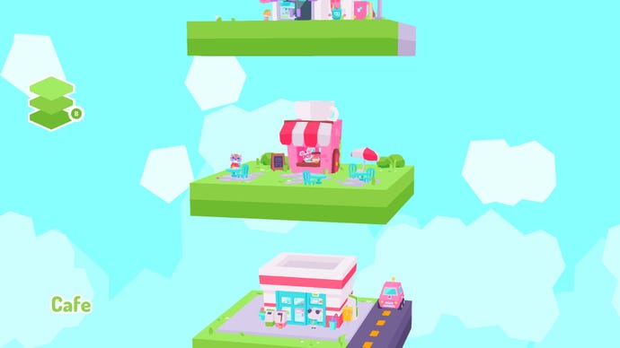 A look at Button City’s cafe in diorama view.