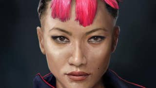 Pagan Min's right-hand woman sports atomic pink hair and a confident smirk