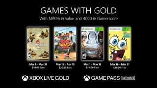 Anunciados los juegos de Xbox Live Gold de marzo