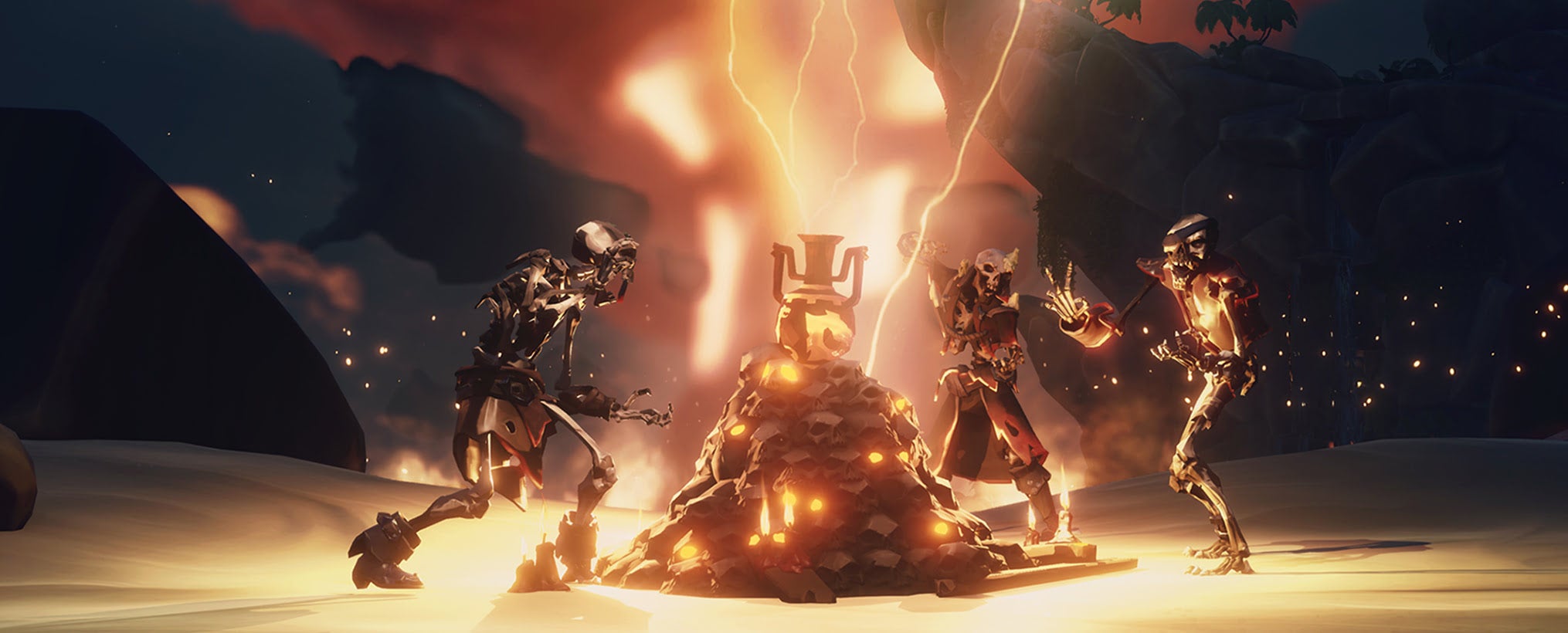 Sea of Thieves update Ashen Winds has Ashen Lords who spit fire, scorched pets, more