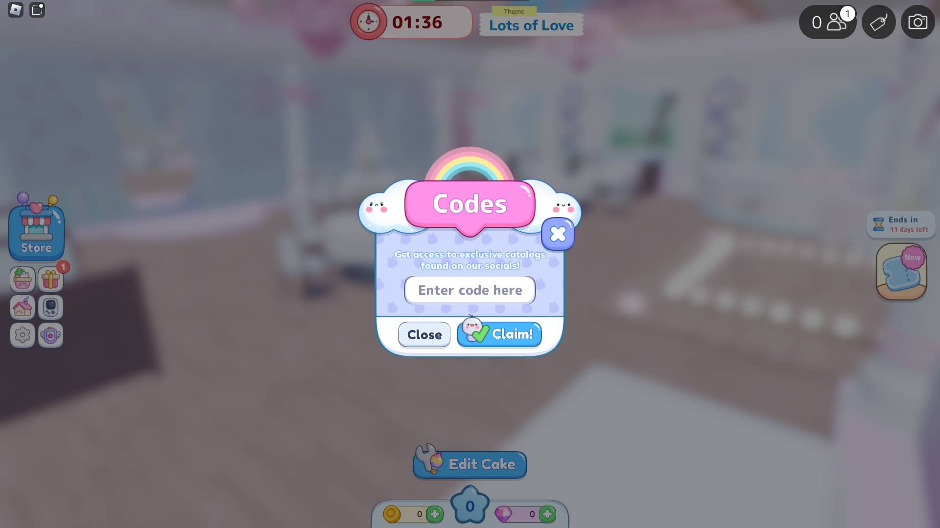 Cake Off codes for October 2025 | VG247