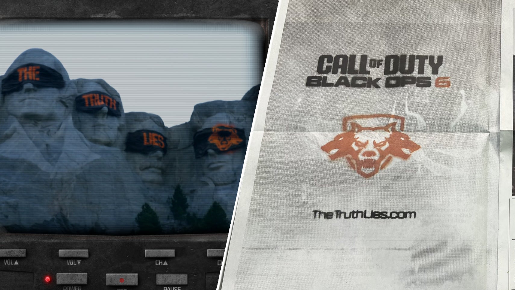 A teaser of the new Call of Duty, next to the Call of Duty Black Ops 6 logo. - 1