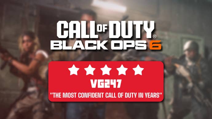 Call of Duty Black Ops 6 review header that reads: “the most confident Call of Duty has been in years” - 5 Stars