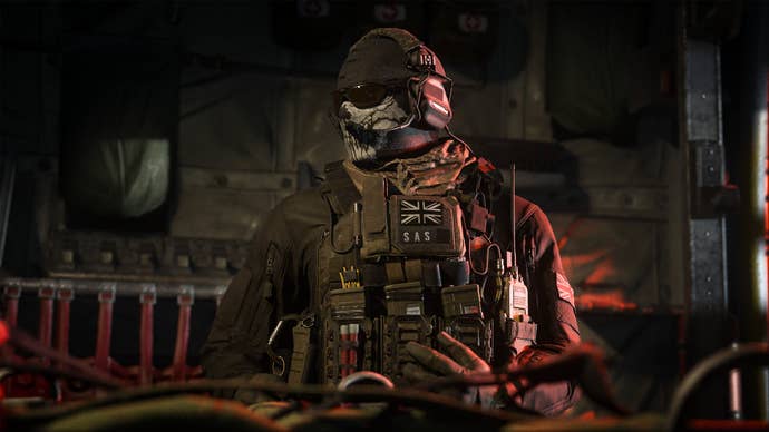 Simon ‘Ghost’ Riley in 2023’s Call of Duty Modern Warfare 3