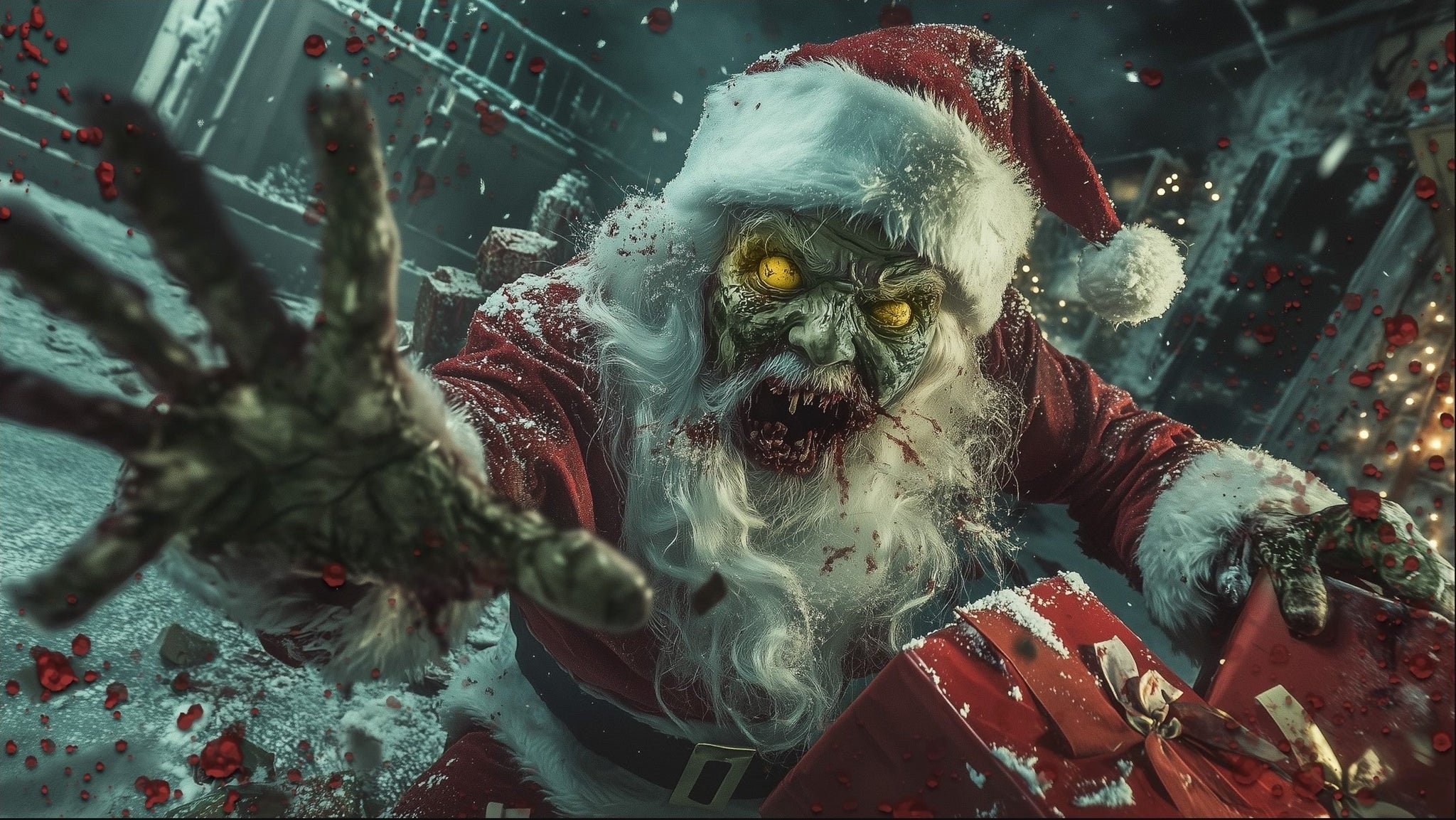 An apparently AI generated image of zombie Santa from Black Ops 6. - 3