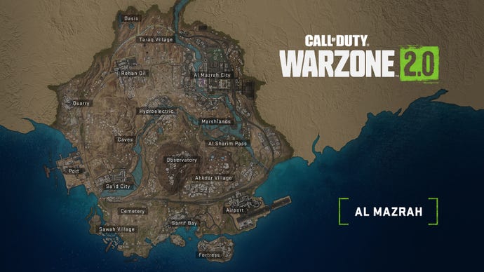 Call Of Duty: Warzone 2’s new map, Al Mazrah.