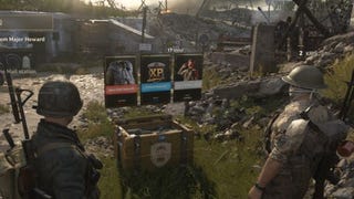 We watched some soldiers as they watched some soldiers opening a loot crate in Call of Duty