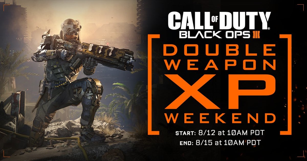 You'll score double XP in Call of Duty: Black Ops 3 this weekend | VG247