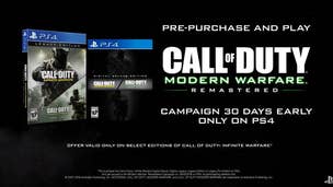 Call of Duty: Infinite Warfare PS4 pre-order includes Modern Warfare Remastered early access