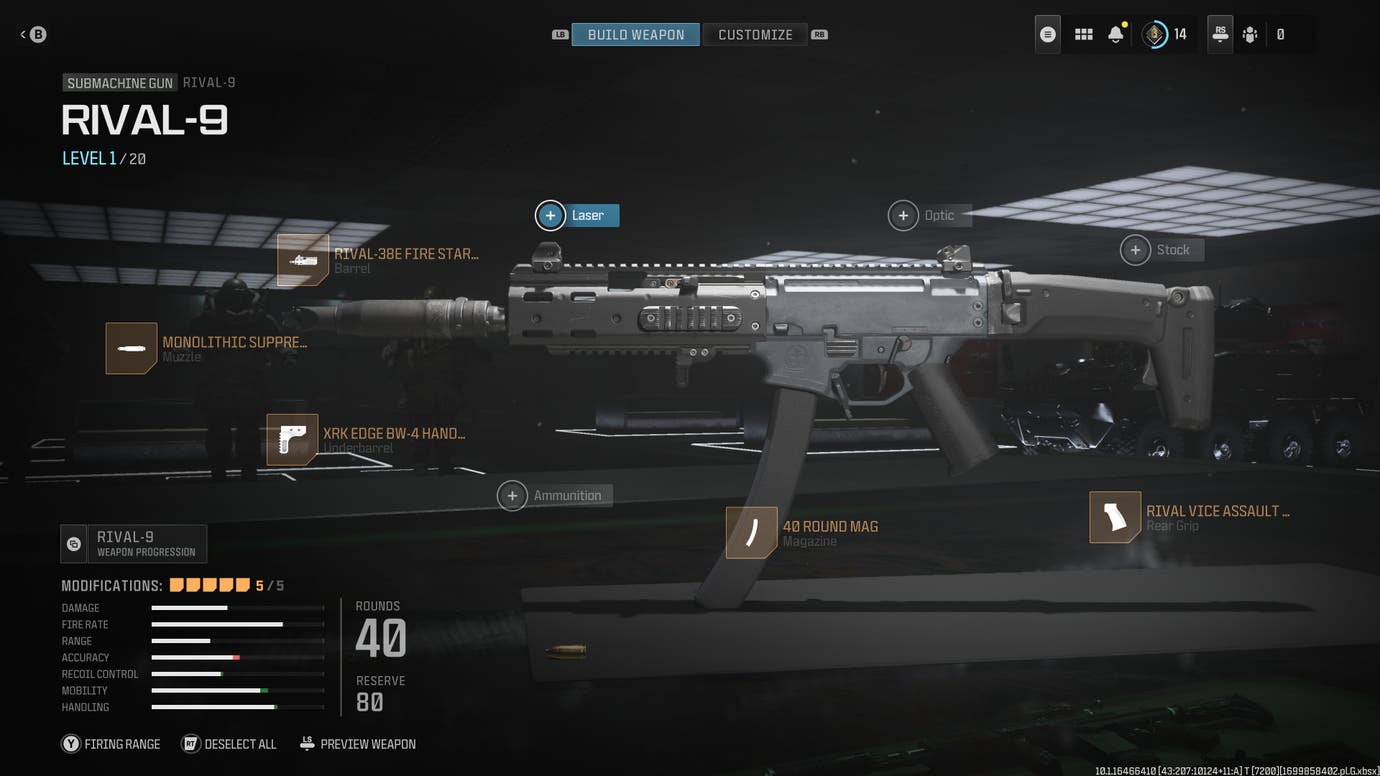 Best Rival9 loadout and class build for Warzone and MW3